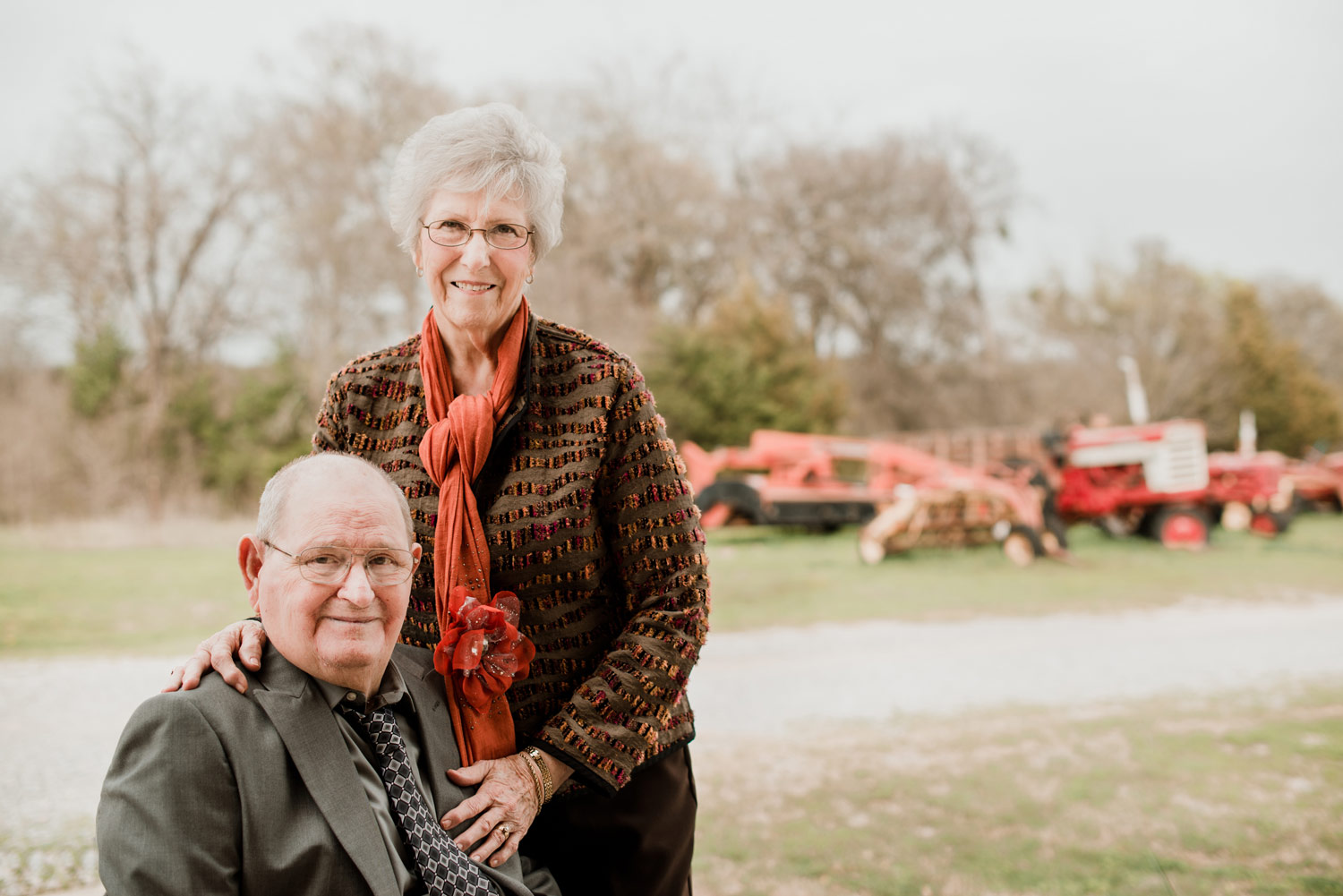 © Christina Freeman Photography | Elderly couple lifestyle session in Anna, TX